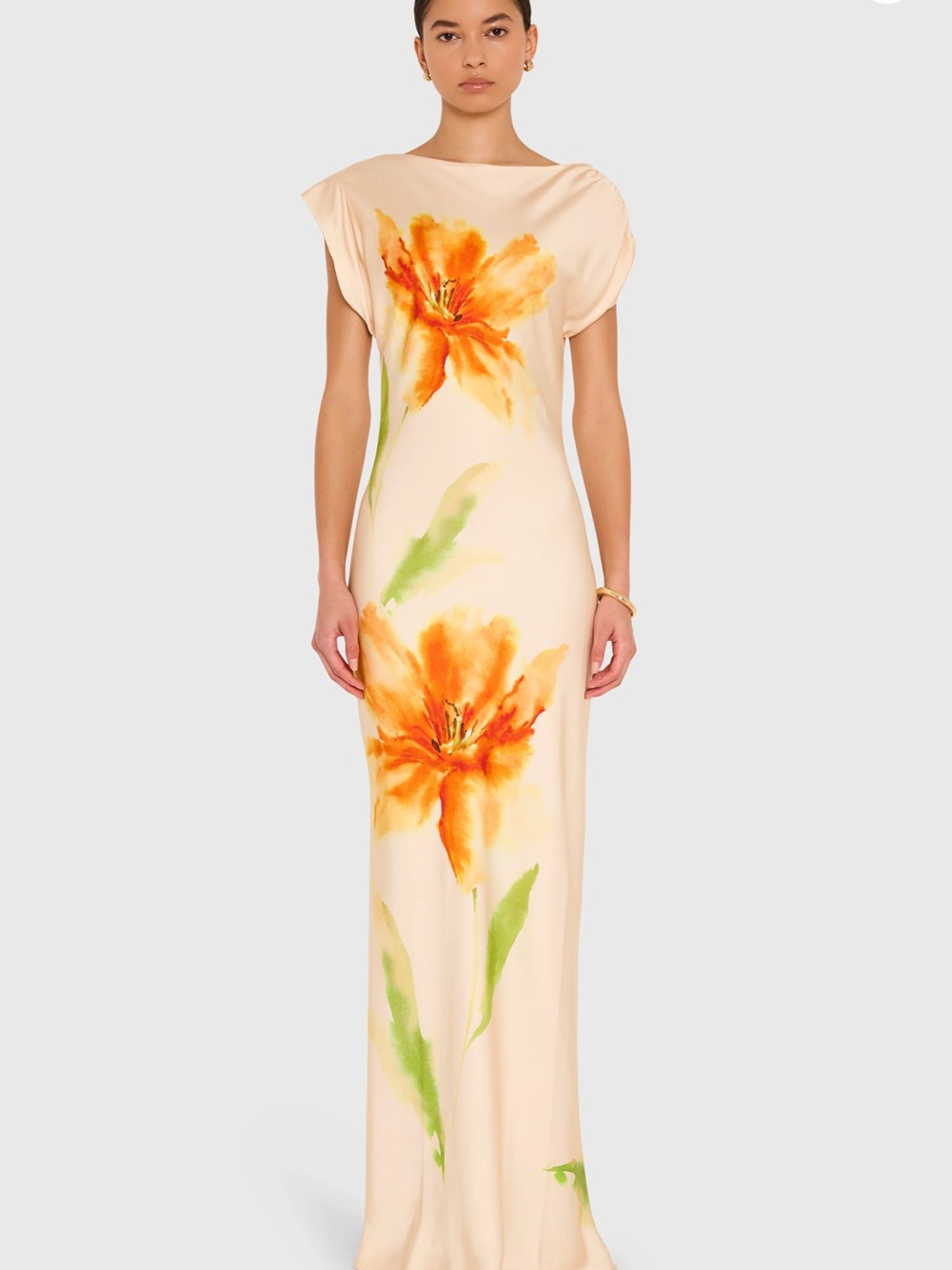Amanda Uprichard Elroy Maxi in Daylily